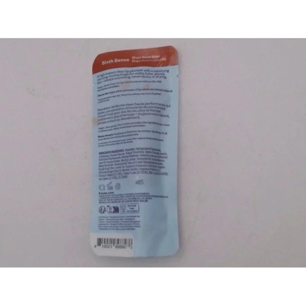 Kosas -  Lip Pulse Glassy Lip Plumper Gloss, Sixth Sense, BRAND NEW IN PACKAGE